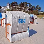 Helene - Nixe Mit Meerblick Und Strandkorb Am * Binz